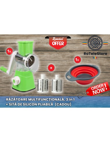 Special Offer: Ms. and Mr. Practice 3 in 1 Magic Roller Cutter + Free Ms. and Mr. Practice Drain Basket