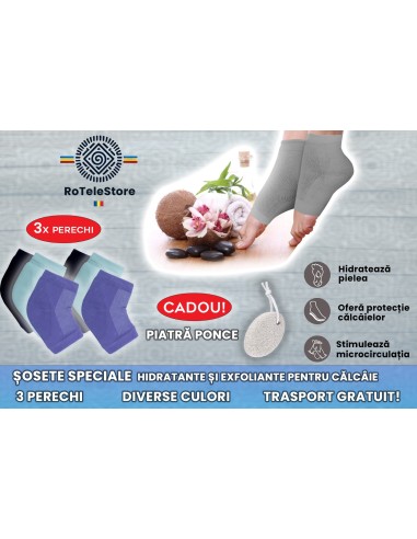Șosete Speciale Hidratante cu Gel de...